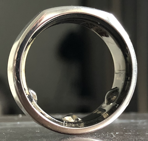 Oura Ring Gen 3 smart health ring in black